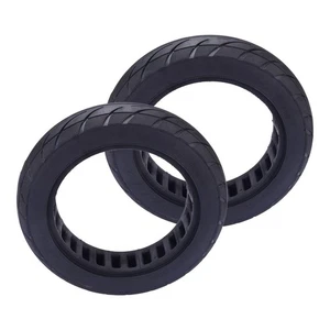 2pcs 10x2.125 Vollgummireifen passt für Segway Ninebot F20 F25 F40 Elektroroller - Picture 1 of 6