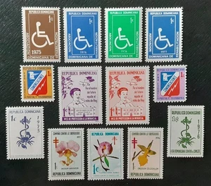 Dominikanische Republik 1975-1978 MH Steuermarken F bis XF 271-1 - Bild 1 von 3