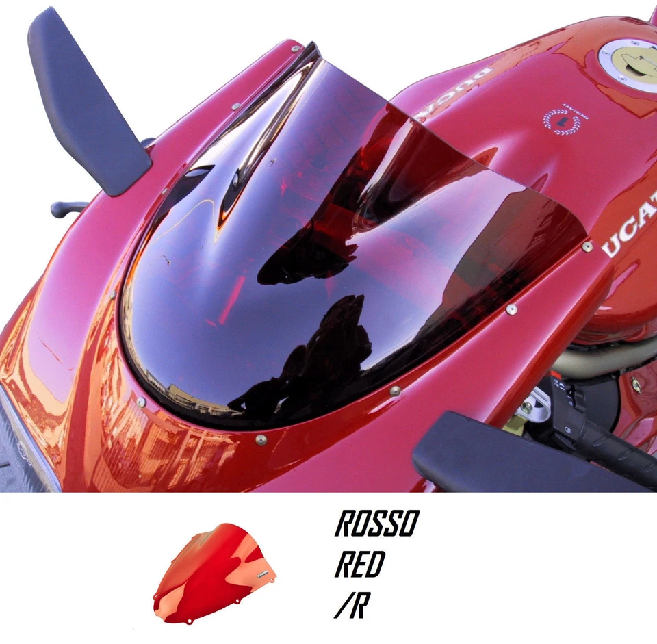 D024/R FABBRI Cupolino DOUBLE BUBBLE Rosso > Ducati 748 1998 1999 2000 2001 2002 Foto 1 de 1