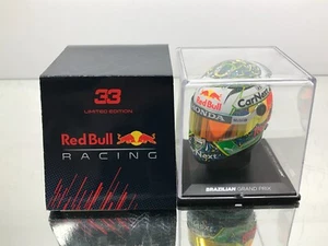 MAX VERSTAPPEN F1 HELMET RED BULL RACING BRAZILIAN GP 2021 -1:4- GOOD IN BOX - Imagen 1 de 5