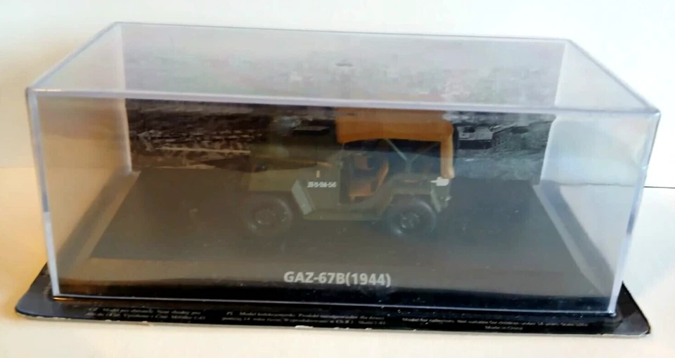 DIE CAST TANK - GAZ-67B 1944 - scala 1/43 - Immagine 1 di 1