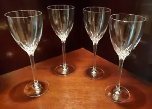 J.G. DURAND 24% LEAD CRYSTAL "LARA" 8 1/2 OZ WINE GLASSES SET OF4- IOB - Picture 1 of 7