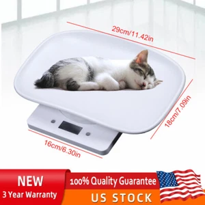 22lbs Digital Pet Scale Small Dog Cat Vet Weight Scale Veterinary Diet Healthy - Picture 1 of 12