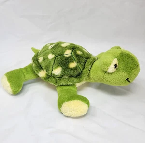 Adorable juguete animal de peluche suave verde de peluche suave de 9" con caparazón anfibio de tortuga anfibia - Imagen 1 de 6