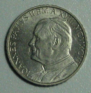 Vatican John Paul II 100 Lire 1996 Citta Del Vaticano Ioannes Paulus Coin KM#275 - Picture 1 of 2