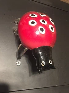 X-Large Marienkäfer Glasfigur. Schöne Wohndeko Murano Stil - Bild 1 von 5