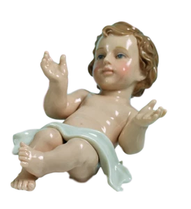 Jesuskind Kind 16 cm aus feinem Porzellan Navel by Paben - Bild 1 von 2