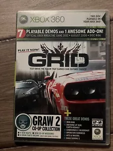 Xbox 360 Magazine Demo Disc #86: Grid (Xbox 360, August 2008) CIB - Picture 1 of 6