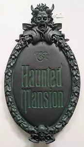 Disney Parks The Haunted Mansion cartello da parete cancello replica dimensioni intere - Foto 1 di 21