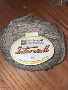 VINTAGE Schachenmayr Nomotta Yarn Intervall F5552 Gray w Multi - Picture 1 of 4