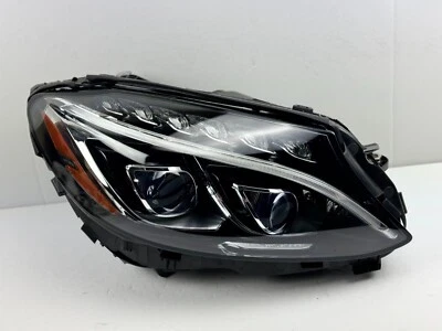 Perfect! 2015-2018 Mercedes C-Class C43 C63 Right RH Side Full LED Headlight OEM Foto 1 de 4