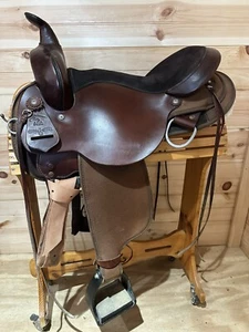 17” Circle Y High Horse El Campo Gaited Western Trail Saddle Model 6970 - Picture 1 of 11