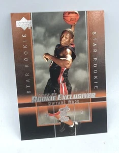 Dwyane Wade 2003 Upper Deck Rookie Exclusives #5 RC HOF - Foto 1 di 6