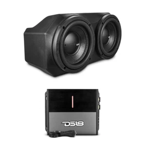 DS18 Polaris Slingshot Under Dash Enclosure with 2x 6.5" Subwoofers + Amplifier - Picture 1 of 11