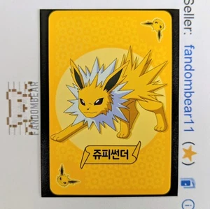 Jolteon RARE KOREAN Pokemon card game 2019 Eevee Eeveelutions TCG - Picture 1 of 4