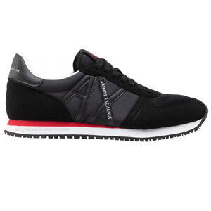 Armani Exchange Men's shoes sneakers XUX017 XCC68 00002 black