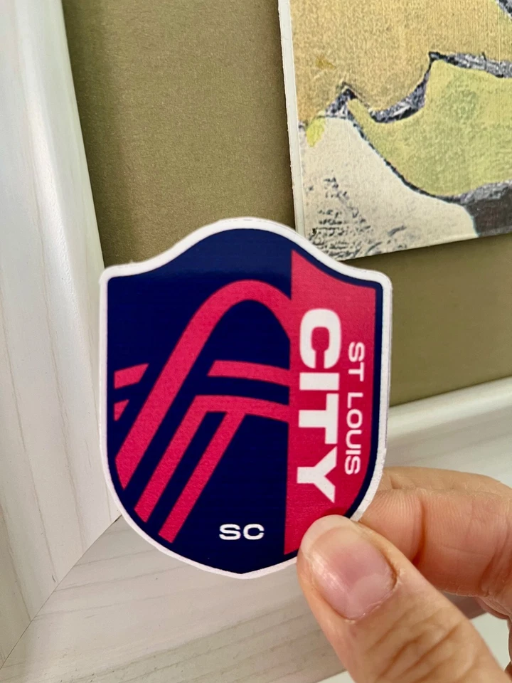 St. Louis City SC MLS Sports Team Vinyl Decals Stickers 3 Inches - Image 1 of 1
