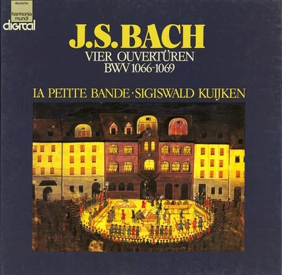 BACH 4 Orchestral Suites (B.1006-9) KUIJKEN HARMONIA MUNDI C165-99930 2LP Gold - Image 1 of 3
