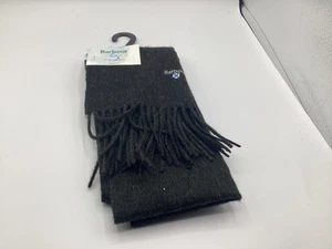 BARBOUR GREEN LAMBSWOOL SCARF BRAND NEW WITH TAGS - Picture 1 of 3