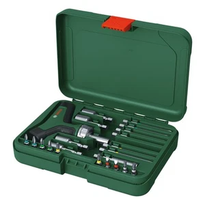 Bosch Bit Ratchet Screwdriver T-handle Set 22-Piece (Max Torque 46 Nm) - Picture 1 of 5