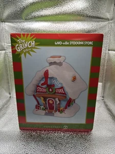 Department 56, Who-Ville Stocking Store, New In Box, Box Slightly Worn - Picture 1 of 8