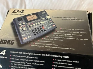 Korg D4 Compact Digital Recorder 4-Track - Picture 1 of 7