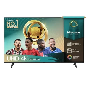 Hisense 43A6QTUK 109.2 cm 43" 3840 x 2160 pixels LED Smart TV Wi-Fi Black - Picture 1 of 1