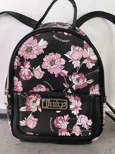 Zaino donna Juicy Couture Los Angeles, California Roses logo nero - Foto 1 di 14
