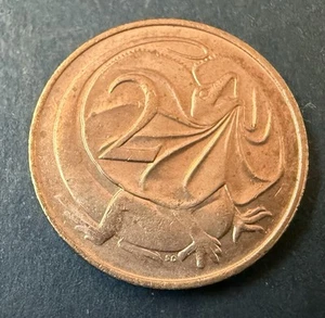 1966 2 Cent Coin Australian Decimal x1 Coin About Uncirculated Taken From Roll. - Picture 1 of 5