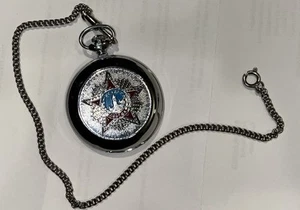 Vintage Russian 18 Jewels Molnija Pocket Watch 1941-1945 WW2 Commemorative WORKS - Picture 1 of 5