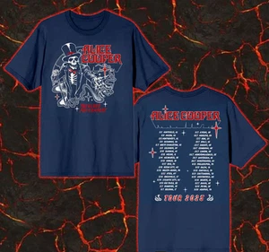 Alice Cooper Too Close For Comfort Tour 2025 Ringmaster Unisex T-Shirt - Picture 1 of 3