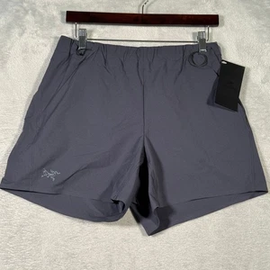 Arcteryx Shorts Womens 6 Blue Teplo Black Sapphire *FLAW - Picture 1 of 11