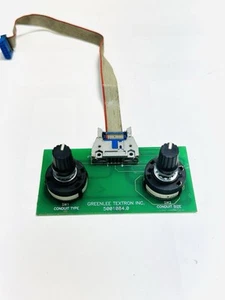GREENLEE 855 SELECTOR SWITCH CIRCUIT BOARD CONDUIT PIPE BENDER TESTED 5-14 #2 - Picture 1 of 2