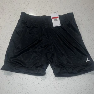 Nike Women's Air Jordan Jumpman Black Basketball Shorts Size Large New - Picture 1 of 4
