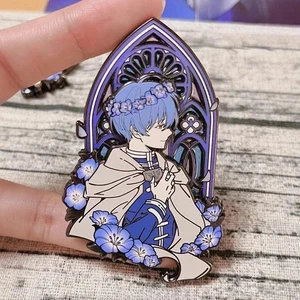 Anime Frieren: Beyond Journey's End Himmel Frieren Cosplay Metal Badge Brooch - Picture 1 of 1