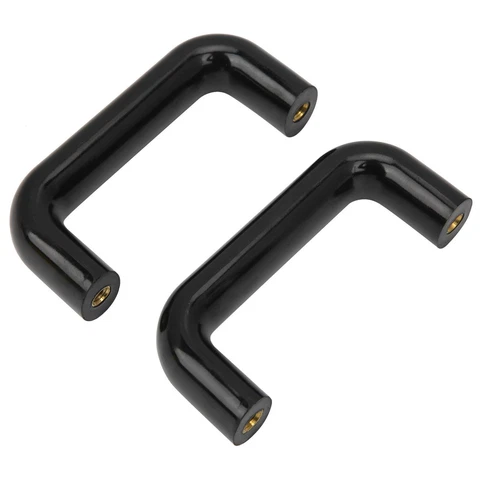Bakelite U-Shaped Cabinet Handle - Insulated Anti-Static Door Hardware Cover
