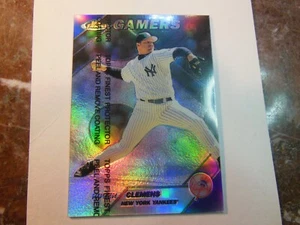 1999 Topps Finest Roger Clemens, Gamers- Refractor #266 NY Yankees - Imagen 1 de 11