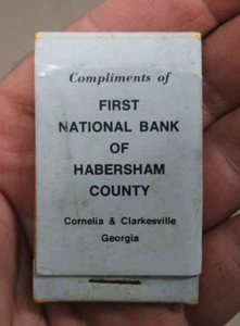 VINTAGE 1st NATIONAL BANK ADVERTISING SEWING KIT CORNELLIA CLARKESVILLE GA - Picture 1 of 6