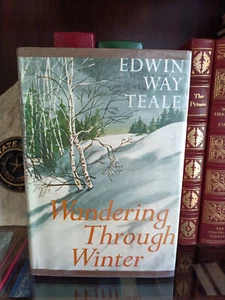 WANDERING THROUGH WINTER_Edwin Way Teale_HCDJ_Ex-library_1st Edition_Good - Picture 1 of 13