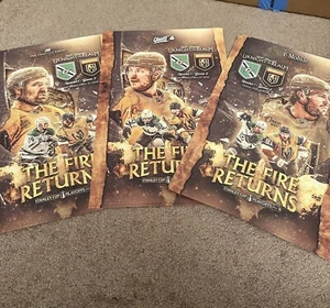 Vegas Golden Knights vs Dallas Stars -Full Set Of 3 Round 1 2024 Playoff Posters - Picture 1 of 3