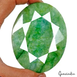Certified 1440 Ct Natural Brazilian Parrot Green Emerald Oval Cut Huge Loose Gem - Picture 1 of 7