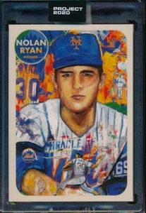 Topps Project 2020 Nolan Ryan #67 1969 Card by Andrew Thiele with Box SP PR 7383 - Picture 1 of 2
