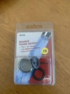 (1) Wasserspar Wasserhahn Bad Wasserhahn Belüfter Adapter Chrom Silber 2GPM - Bild 1 von 2