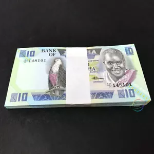ZAMBIA 10 Kwacha X 100 PIEZAS 1980 1988 Paquete P-26e Unc Sin Circular - Imagen 1 de 3