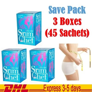 3x Srim Chef Coffee Blend Collagen L-Carnitine Dark Spots Burn Fat Fiber Healthy - Picture 1 of 12