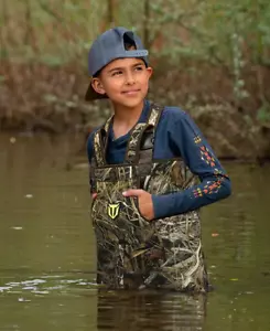 MarshWarrior Chest Waders for Kids, Neoprene, Waterproof, Insulated, SIZE 4/5 - Picture 1 of 7