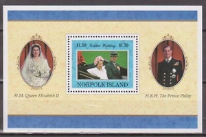 Norfolk Island 1997 Queen Elizabeth's Golden Wedding Sheet SG MS651 MNH ROYALTY - Picture 1 of 1