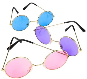 John Lennon Stil Vintage Retro klassische kreisförmige runde Sonnenbrille kostenlose Großpackung - Bild 1 von 1