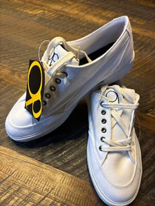 Ocean Pacific OP Canvas Court Shoes, White, Skater Surfer Men's 8.5 - Picture 1 of 7