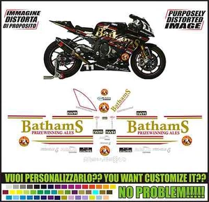 ADESIVI S1000 RR IWR TEAM BSB BATHAMS KIT COMPATIBILE - Picture 1 of 1